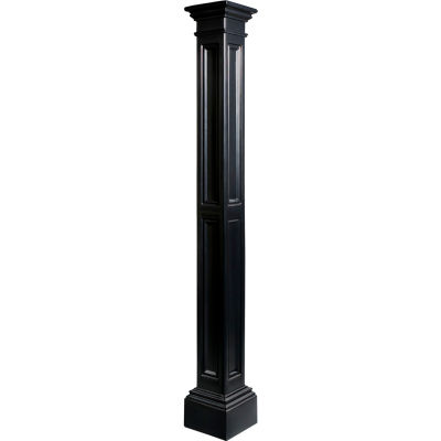 Mayne® Liberty Lamp Post w/o Mount, 9-3/4"L x 9-3/4"W x 73-1/4"H, Black