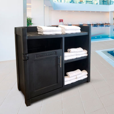 Mayne® Fairfield Horizontal Towel Valet, Black