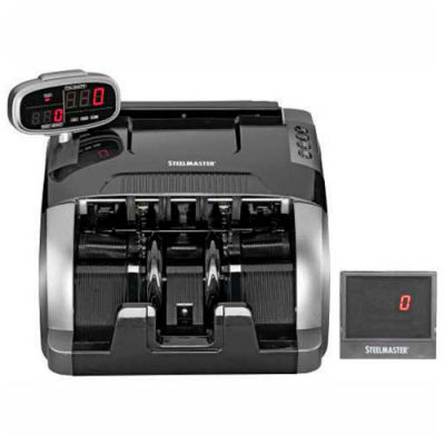 MMF STEELMASTER 4800 Standard Currency Counter 2004800C8 - LED Display, 170 Bill Capacity, Black