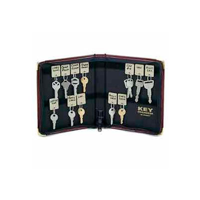 MMF STEELMASTER® Portable 24-Key Case 201502417 Burgundy