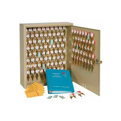 MMF STEELMASTER® Dupli-Key#174; Two-Tag 120 Key Cabinet 201812003 Sand