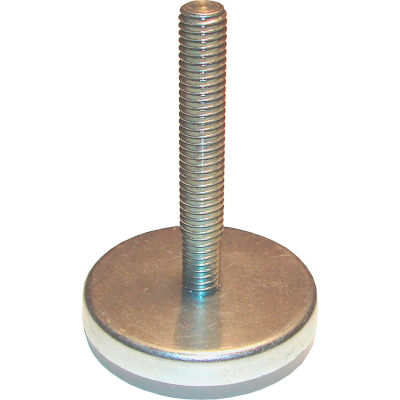 Standard Industrial Glide - Steel Bolt, Nylon Pad - 3/8-16 x 2" Bolt - 1-1/4" Dia. - Light Duty