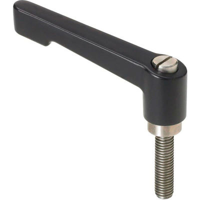 Adjustable Handle w/ SS Stud - M5 x 0.8 x 40mm Stud - 42mm L x 33mm H Die Cast Handle - MH-4035SS