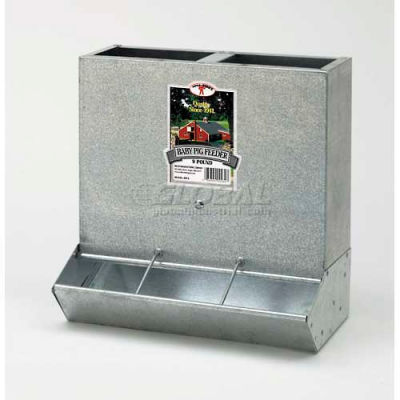 Little Giant Baby Pig Feeder Bpf3, 24 Gauge Rust-Resistant Gavl Steel, 3-Hole - Pkg Qty 2
