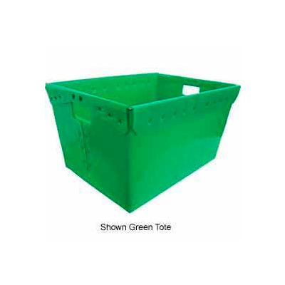Corrugated Plastic Nestable Tote, 24x17-1/2x13, Natural - Pkg Qty 4