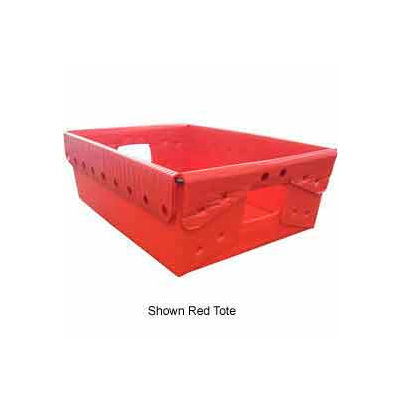 Corrugated Plastic Nestable Tote, 18-1/4x13-1/4x6, Natural - Pkg Qty 10
