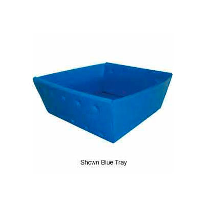 Corrugated Plastic Nestable Tray, No Handles, 13x12x4-1/2, Yellow (Min. Purchase Qty 76+) - Pkg Qty 270