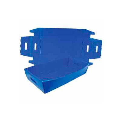 Corrugated Plastic Knockdown Tray, 24x12x4-1/2, Blue (Min. Purchase Qty 100+) - Pkg Qty 500