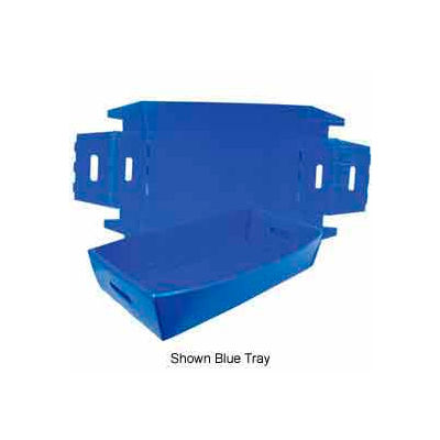 Corrugated Plastic Knockdown Tray, 24x12x4-1/2, Gray (Min. Purchase Qty 100+) - Pkg Qty 500