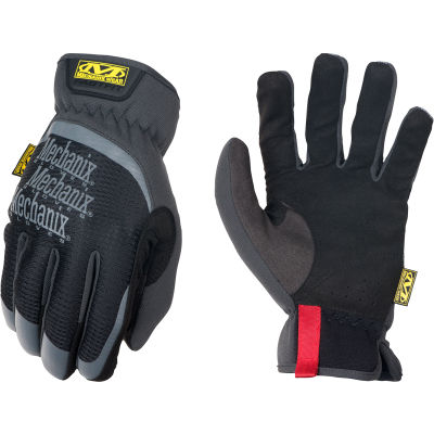 FastFit Work Gloves, Synthetic Leather with TrekDry Cooling, Black, Large view 2
