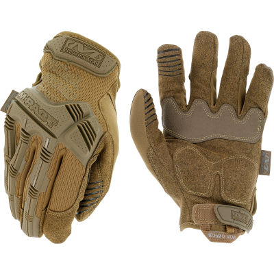 M-Pact Tactical Gloves, Synthetic Leather/D30 Palm Padding, Coyote, Medium view 2