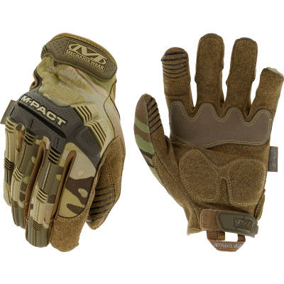 Tactical Gloves, Synthetic Leather/D30 Padding, Multicam, Large view 2