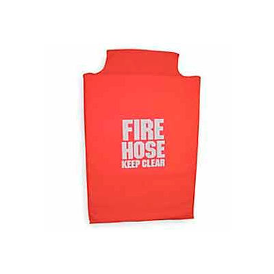 Fire Hose Hump Rack Cover - 24 In. X 25 In. X 6 In. - Red Vinyl - For 1421-2 Hump Rack
