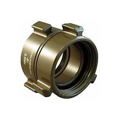 hose fire female adapter double hydrant nh swivel aluminum adapters hoses fittings globalindustrial npsh plumbing