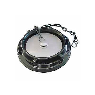 Fire Hose Storz Cap - 4 In. - Black/Silver