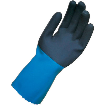 MAPA® NL34 Stanzoil® Neoprene Gloves, 12" L, Medium Weight, 1 Pair, Size 6, 334946