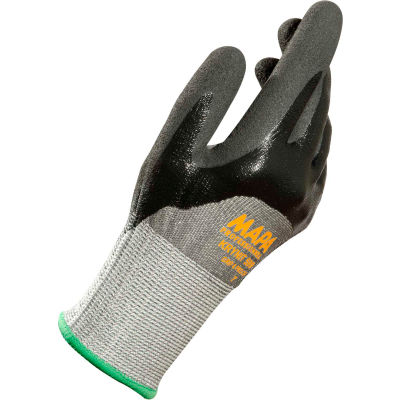 MAPA® Krynit Grip & Proof 599 Nitrile 3/4 Coated HDPE Gloves, Cut Level A2, 1 Pair, Size 9