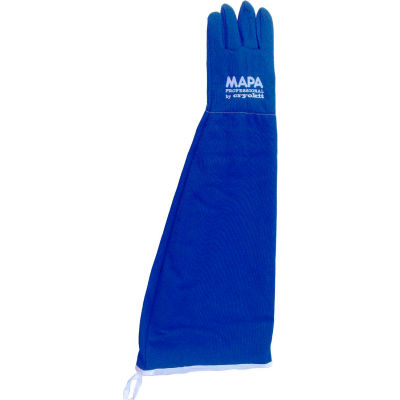 MAPA® Cryoplus 2.1 Waterproof Cryogenic Gloves, 26"L, Blue, 1 Pair, Size 10, CRYPLS216510