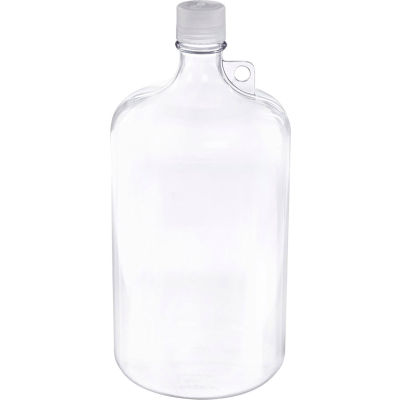 Thermo Scientific Nalgene Narrow-Mouth Polycarbonate Bottle with Closure, 4 Liter, 1 Each