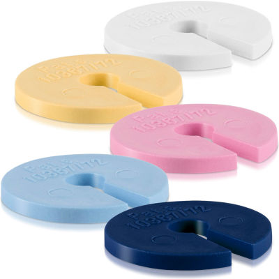 Color Flat Disk, 13/16", Pink, 100/Pack