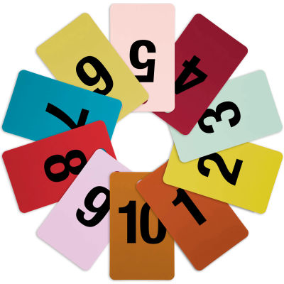 8 Fitting Room Tag, 5" x 3", Red W/Black Print, 10/Pack