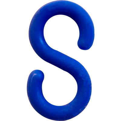 Mr. Chain Connecting S-Hooks, 1.5", Blue, 10/Pack