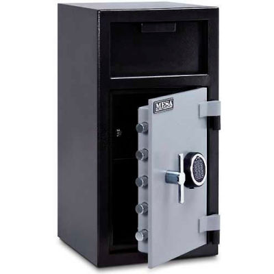 Mesa Safe B-Rate Depository Safe MFL2714E-ILK Front Loading Digital Lock-Keyed Interior,14x14x27-1/4