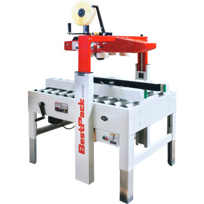 tape case sealer belt machine adjustable semi automatic drive head bottom side bestpack sealing globalindustrial separately sold