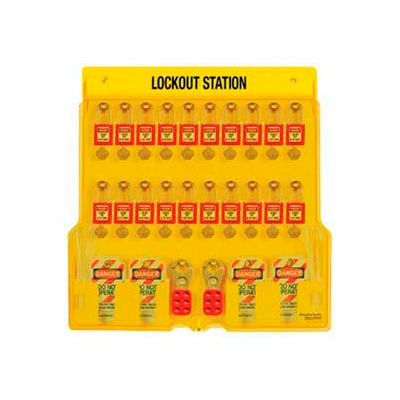 Master Lock® Zenex Padlock Station, 20 Lock