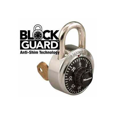 Master Lock® No. 1525 1525 General Security Combo Padlock, Key Control, Black Dial