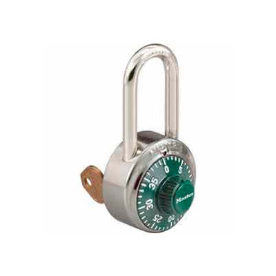 Master Lock® No. 1525LFGRN General Security Combo Padlock - Key Control - LF Shackle - Green