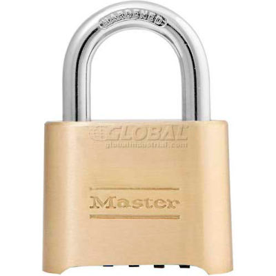 Master Lock® No. 175 Bottom Resettable Combination Padlocks - Pkg Qty 6