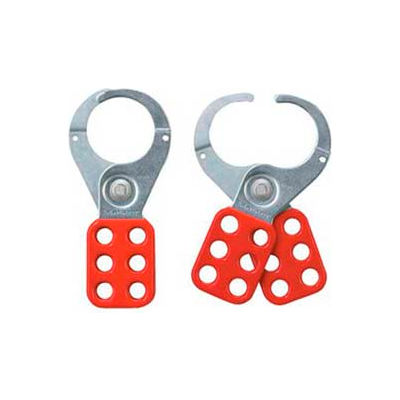 Master Lock® Steel Lockout Hasp, 1-1/2" Jaw Clearance