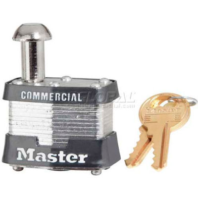 Master Lock® No. 443KA General Security Laminated Padlocks - Pkg Qty 24
