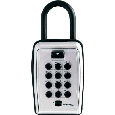 Master Lock® No. 5422D Push Button Portable Lock Box - Set-Your-Own Combination