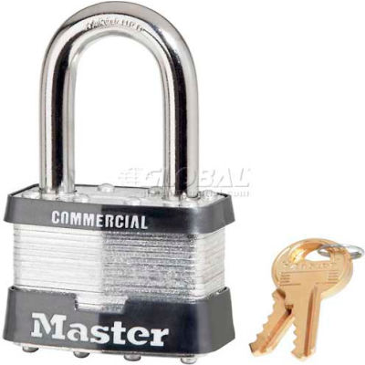 Master Lock® No. 5MKLF General Security Laminated Padlocks with Master Keyed System - Pkg Qty 24