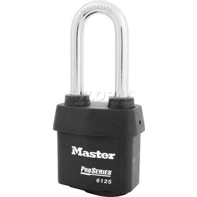 Master Lock® No. 6125KALJ High Security Steel Weather Resistant Covered Laminated Padlocks - Pkg Qty 24