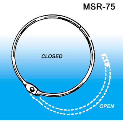 Metal Hinged Snap Ring, 3/4" - Pkg Qty 100