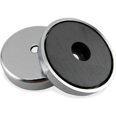 Master Magnetics Ceramic Round Base Magnet RB50CBX - 25 Lbs. Pull - Pkg Qty 25