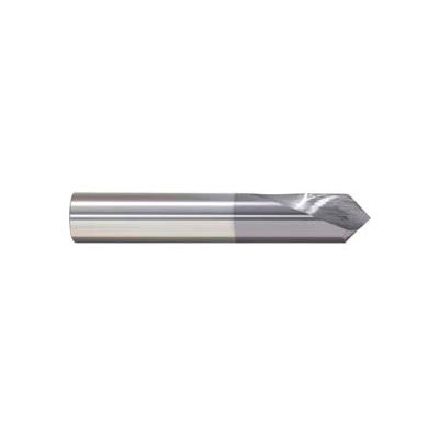 Made In USA 1/8", 120°, Solid Carbide N/C Spot Drill, Bright