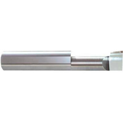 Made in USA 1/8" X 1-1/2" Right Hand Boring Bar W/Corner Radius, 0.06" Bore Depth, .200" Min. Bore