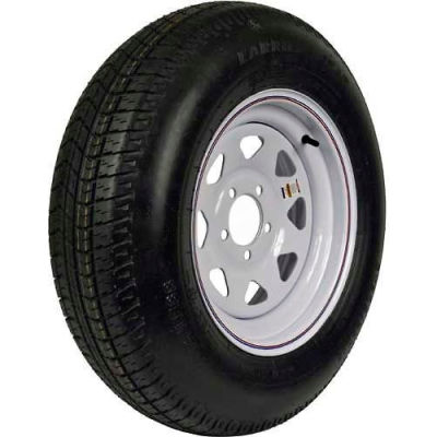 Martin Wheel ST205/75D-14 Trailer Tire & Custom Spoke Wheel Assembly DM205D4C-5CT