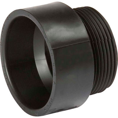 Pipe Fittings | PVC | Mueller 02929 3 In. ABS Male Adapter - Hub X MPT ...