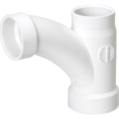 Mueller 05837 3 In. X 3 In. X 1-1/2 In. PVC Combination Wye 1/8 Bend Reducing-One Piece - All Hub