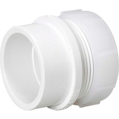 pvc trap adapter poly spigot nut joint slip male piece fittings pipe mueller globalindustrial abs plumbing