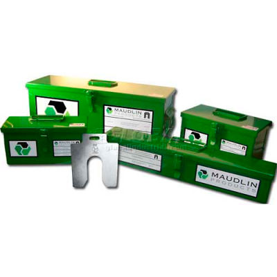Stainless Steel Straight Leg Slotted Shim 260-Piece Full Kit w/ Box - Size A - Made In USA