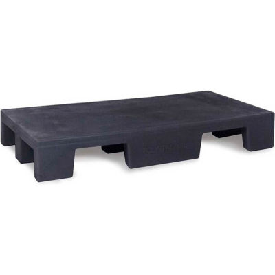 MasonWays™ 48186 HP/FL Display Base Pallet Side Stack 48"W x 18"D x 6"H Black