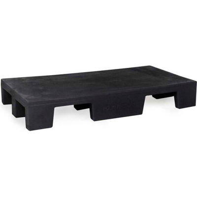 MasonWays™ 48206 HP/FL Display Base Pallet Side Stack 48"W x 20"D x 6"H Black
