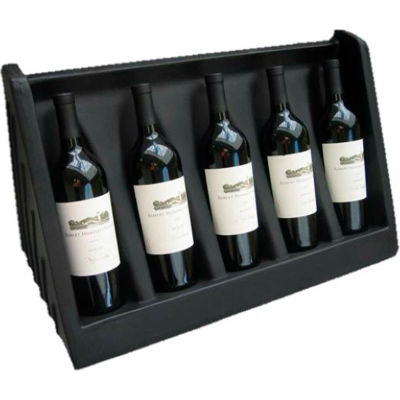 MasonWays™ WD 24 5-Bottle Wine Display 24"W x 12"D x 3"H