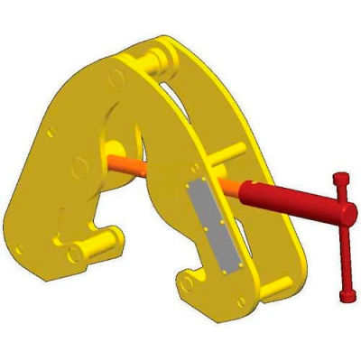 Hoists & Cranes | Beam Clamps | M&W Small Frame Clamp (f/Wide Flange ...